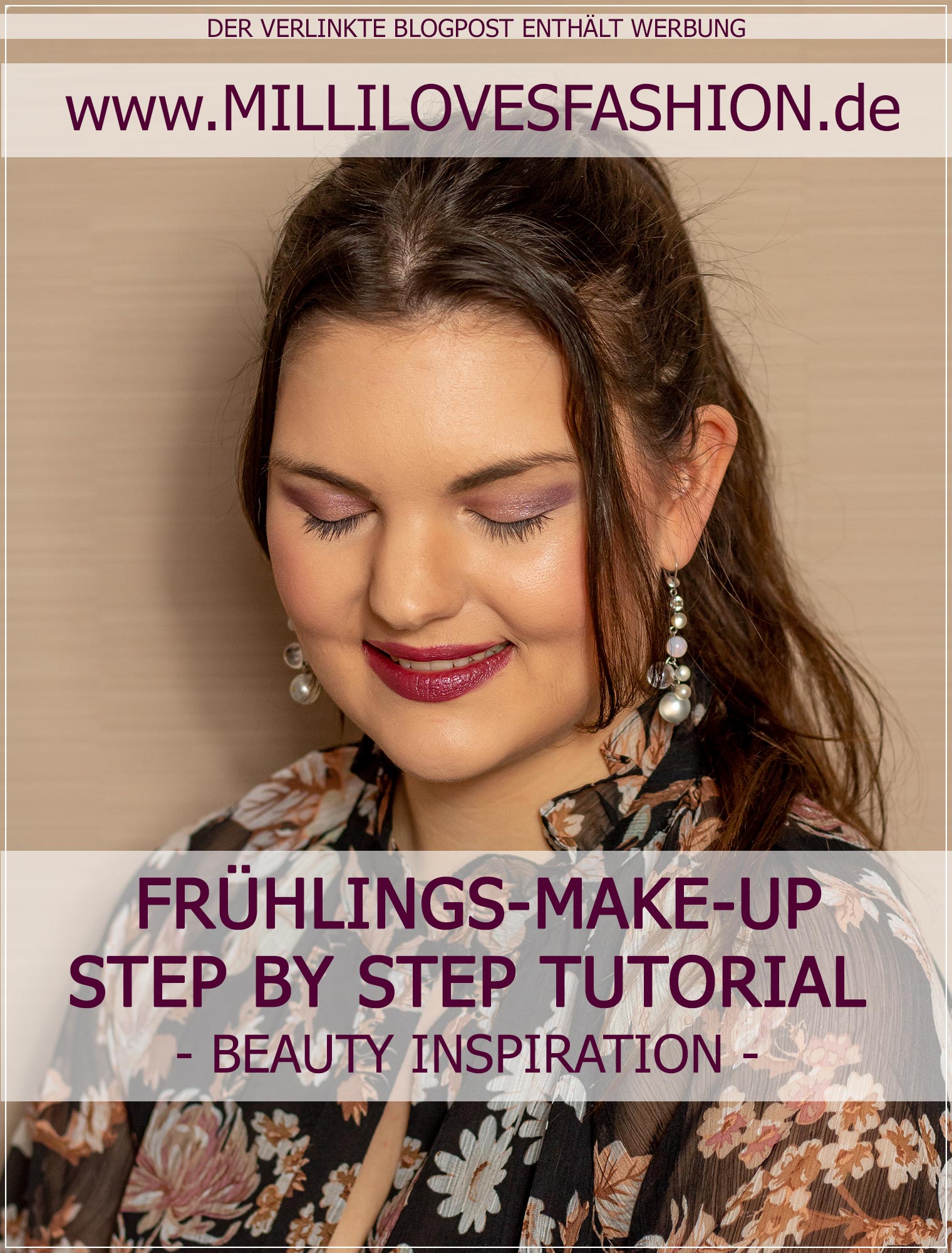 Frühlings-Make-Up als Step by Step Anleitung mit Flieder